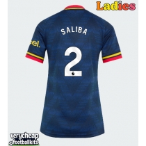 Arsenal William Saliba #2 Replica Away Shirt Ladies 2026-27 Short Sleeve